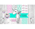 Papeles Y Clipart Unicornio Kit Imprimible
