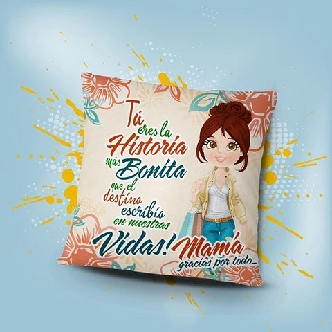 18 Plantillas Día De La Madre Almohadas Sublimación Psd