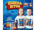 Diseños Plantillas Egresaditos Remera + Taza Sublimación 