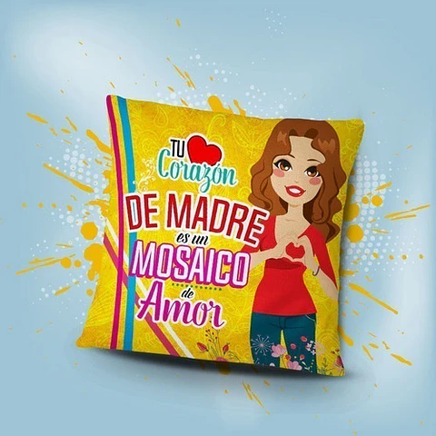 18 Plantillas Día De La Madre Almohadas Sublimación Psd
