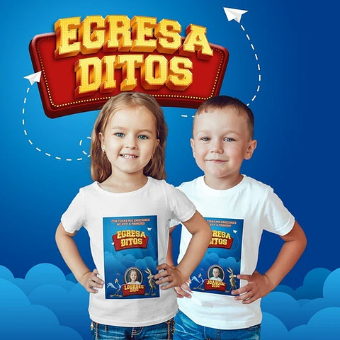 Diseños Plantillas Egresaditos Remera + Taza Sublimación 