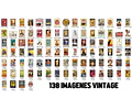 138 Plantillas Vintage Para Sublimar / Chapas Retro Vintage