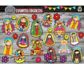 Pack Imágenes Clipart Estampita Virgencita Virgen + Regalo