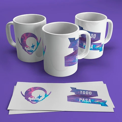 Plantillas Sublimación Tazas - Ciro Y Los Piojos / Persas