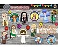 Pack Imágenes Clipart Estampita Virgencita Virgen + Regalo