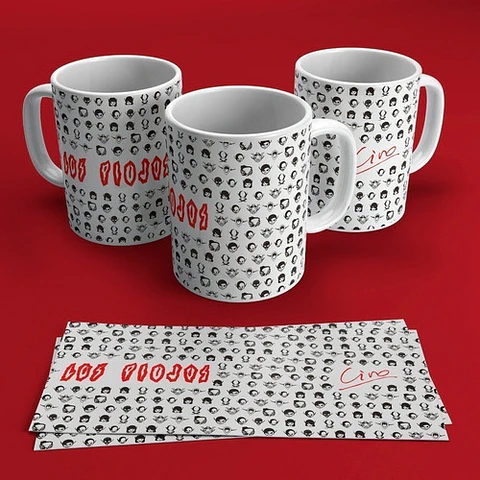 Plantillas Sublimación Tazas - Ciro Y Los Piojos / Persas