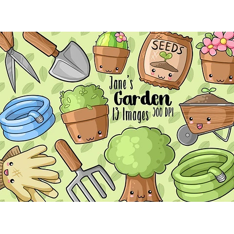 Cliparts Imagenes Png Jardin Elementos Jardineria Jk26