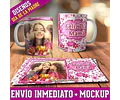 Diseños Plantillas Tazas C/ Foto Día De La Madre Sublimar M5