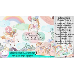 Cliparts Imagenes Png Papeles Unicornios Romanticos P24