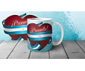 Plantillas Sublimación Tazas - Jura Promesa A La Bandera