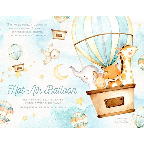 Cliparts Imagenes Png Animales En Globos Aerostaticos Es9