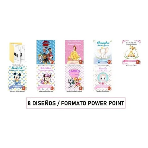 Pack Carnet Pediátrico - Mickey, Minnie Y Mas! X8