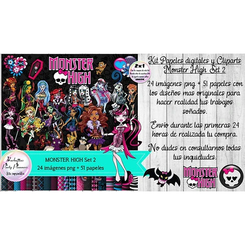 Papeles Fondos Y Cliparts Imagenes Png Monster High 2