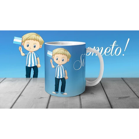 Plantillas Sublimación Tazas - Jura Promesa A La Bandera