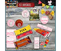 Kit Imprimible Candy Bar Baby Shower Elefante Bebe Nena Full