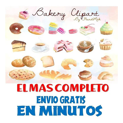Pack Imagenes Dulces Panaderia Dona Merienda + Regalo A1