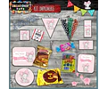Kit Imprimible Candy Bar Baby Shower Elefante Bebe Nena Full