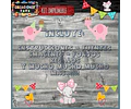 Kit Imprimible Candy Bar Baby Shower Elefante Bebe Nena Full