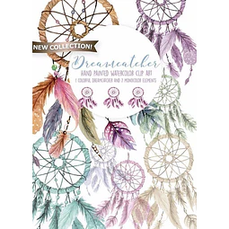 Kit Imprimible  Atrapasueños - 8  Imágenes Png