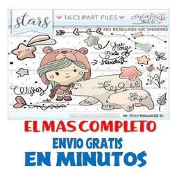 Pack Imágenes Hd Clipart Tierna Estrella Deseos Caperuza