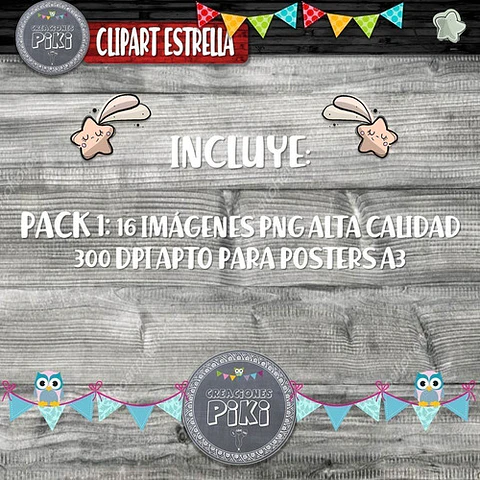 Pack Imágenes Hd Clipart Tierna Estrella Deseos Caperuza