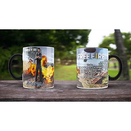 Plantillas Sublimación Tazas - Free Fire