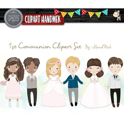 Pack Imagenes Clipart Primera Comunion + Regalo A1