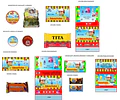 Kit Imprimible Candy Bar Many A La Obra El Mas Completo