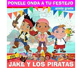 Kit Imprimible Jake Y Los Piratas Editable