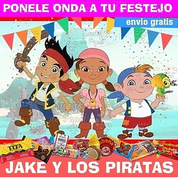 Kit Imprimible Jake Y Los Piratas Editable
