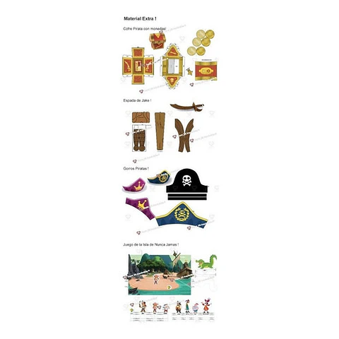 Kit Imprimible Jake Y Los Piratas Editable