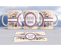 Diseños Plantillas Para Tazas Día De La Madre Sublimación M2