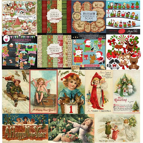 Mega Pack Navidad Premium Sublimar Kits Eps Cdr Png Ai Psd