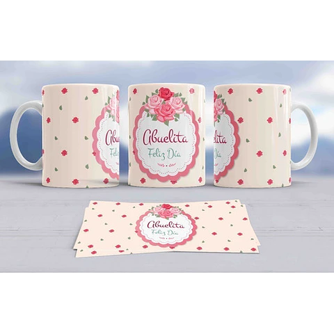 Diseños Plantillas Para Tazas Día De La Madre Sublimación M2