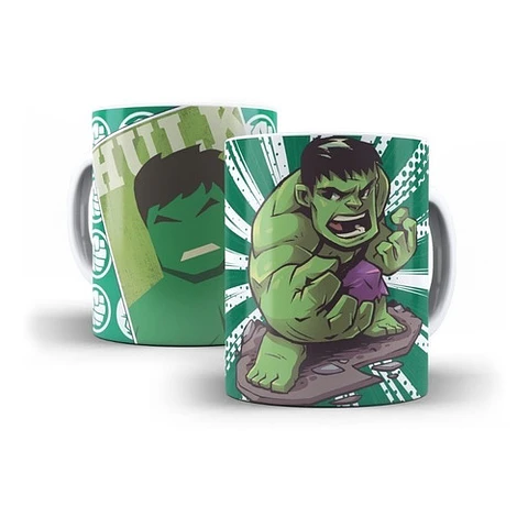 Kit Diseños Plantillas Tazas Los Vengadores Sublimación