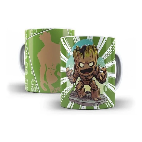 Kit Diseños Plantillas Tazas Los Vengadores Sublimación