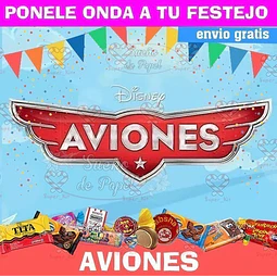 Kit Imprimible Aviones Planes Completo