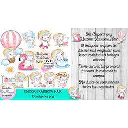 Cliparts Imagenes Png Rainbow Unicorn Unicornio Arco Iris