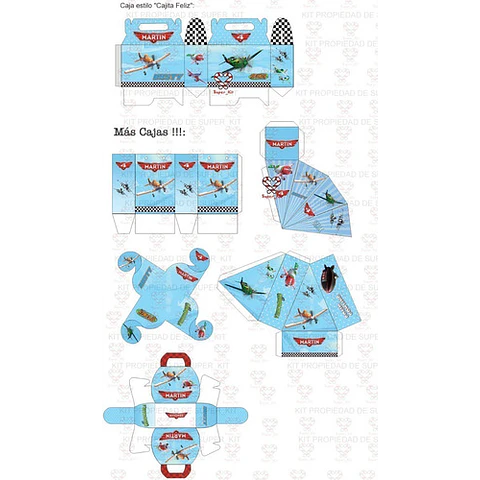 Kit Imprimible Aviones Planes Completo