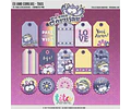 Imagenes Png Y Papeles Digitales Lechuzas Violetas T6