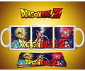 Kit Diseños Plantillas Tazas Dragon Ball Z Sublimación M3