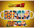 Kit Diseños Plantillas Tazas Dragon Ball Z Sublimación M3