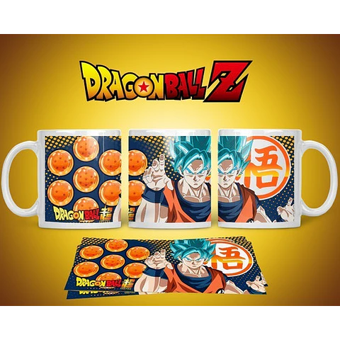 Kit Diseños Plantillas Tazas Dragon Ball Z Sublimación M3