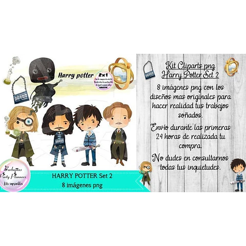 Cliparts Imagenes Png Harry Potter Set 2