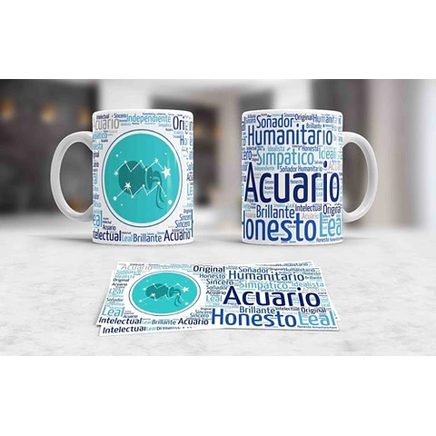Kit Diseños Plantillas Tazas Signos Del Zodiaco Sublimación 