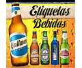 Kit Imprimible Etiquetas De Bebidas Editables Cerveza Vinos