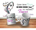 Kit Diseños Plantillas Tazas Profesión Estilista Sublimación