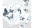 Kit Imprimible Mariposas Celestes Tukit