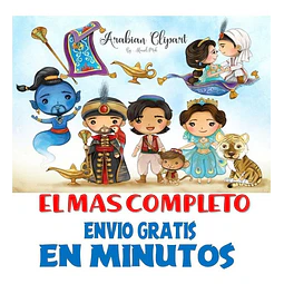 Pack Imagenes Jasmin Aladin Arabia + Regalo A1