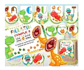 Kit Imprimible Dinosaurios Graciosos Con Candy Bar Editable